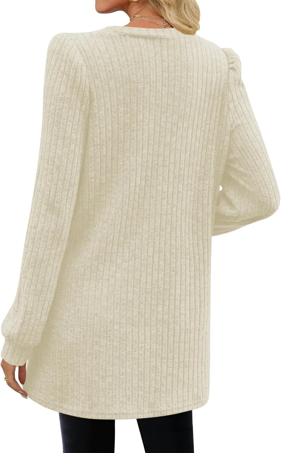2025 Long Shirts for Women to Wear with Leggings Long Sleeve Tunic Tops Loose Fit Dressy Tunic Sweaters with Pockets