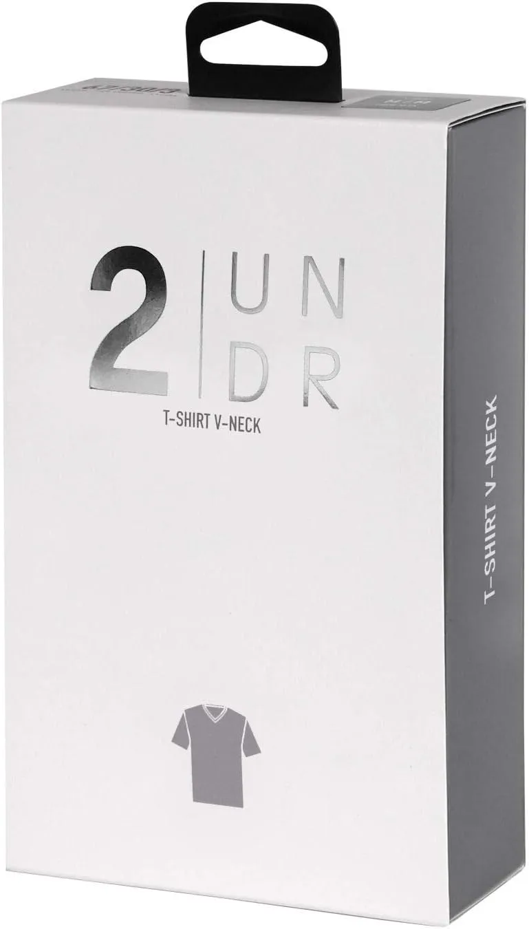2UNDR Men's Luxury V-Neck Tees
