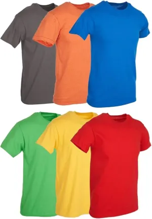 3 Pack Men Workout T Shirts Short Sleeve Crew Neck Solid Slim Fit Tee Shirt Quick Dry Casual Summer Gym Athletic Tops
