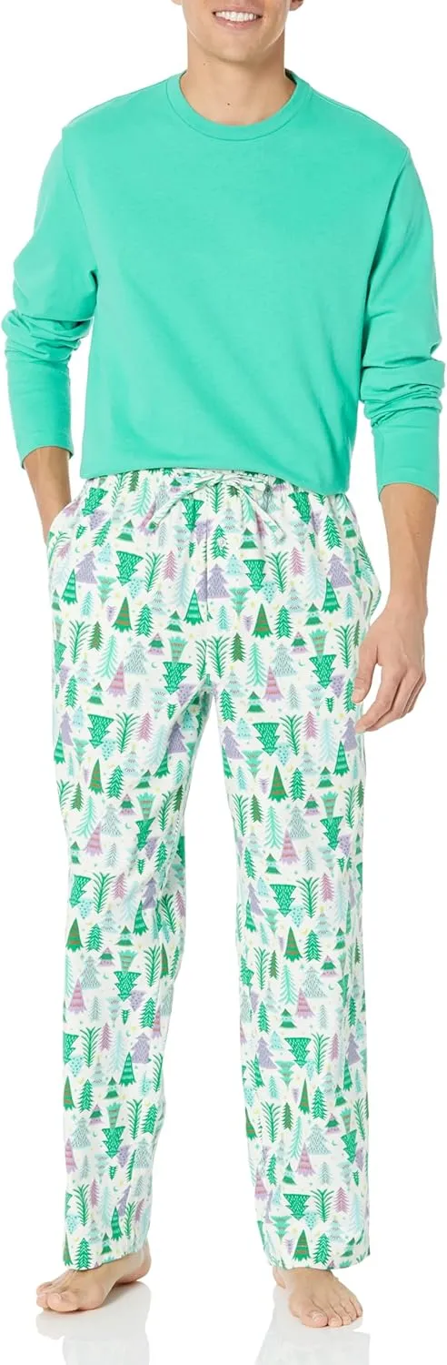 Amazon Essentials Men's Soft Flannel Pajama Sleepwear Set (Available in Big & Tall)