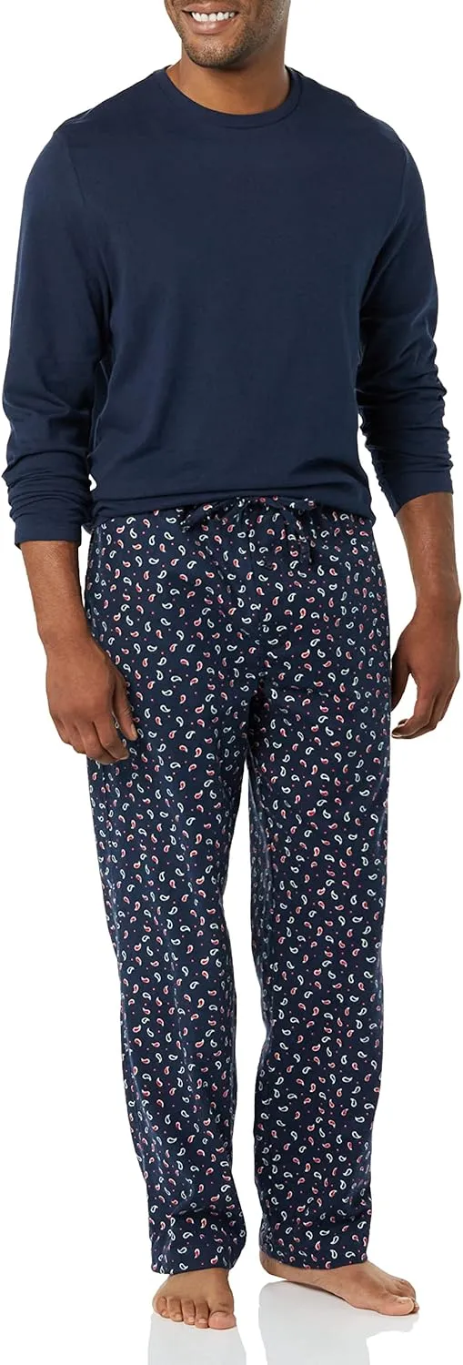 Amazon Essentials Men's Soft Flannel Pajama Sleepwear Set (Available in Big & Tall)