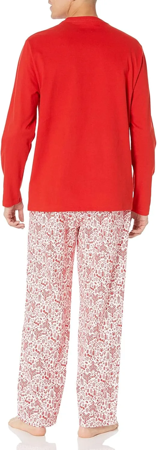 Amazon Essentials Men's Soft Flannel Pajama Sleepwear Set (Available in Big & Tall)