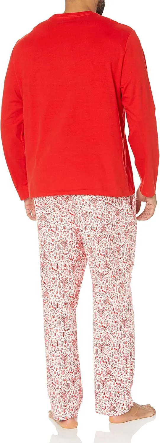 Amazon Essentials Men's Soft Flannel Pajama Sleepwear Set (Available in Big & Tall)