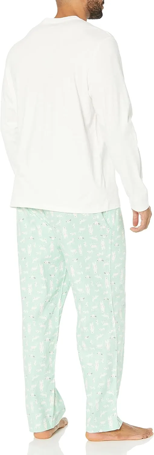 Amazon Essentials Men's Soft Flannel Pajama Sleepwear Set (Available in Big & Tall)