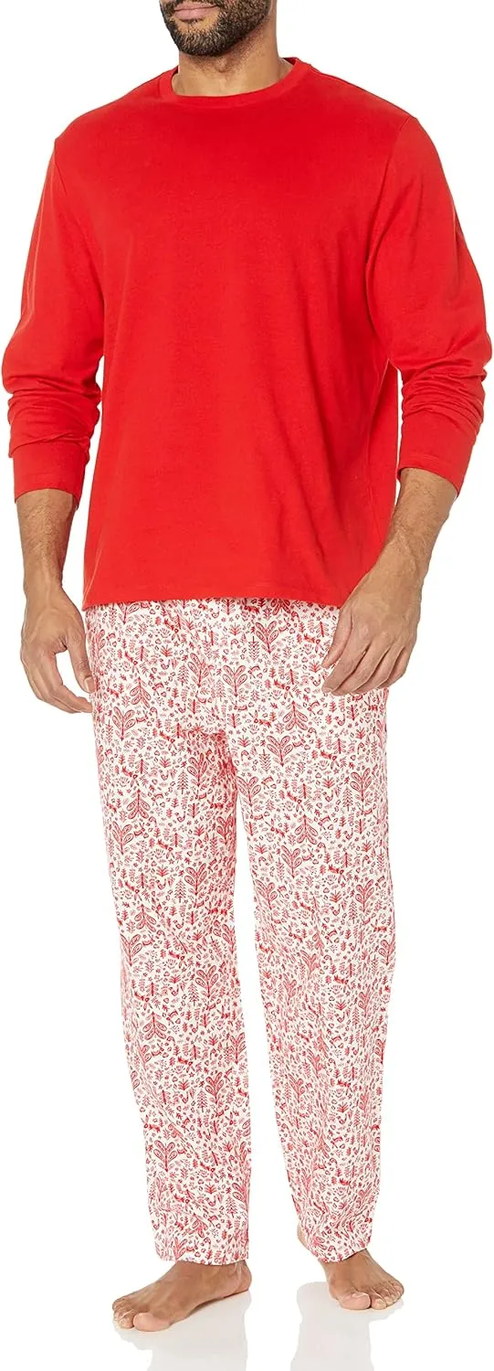 Amazon Essentials Men's Soft Flannel Pajama Sleepwear Set (Available in Big & Tall)