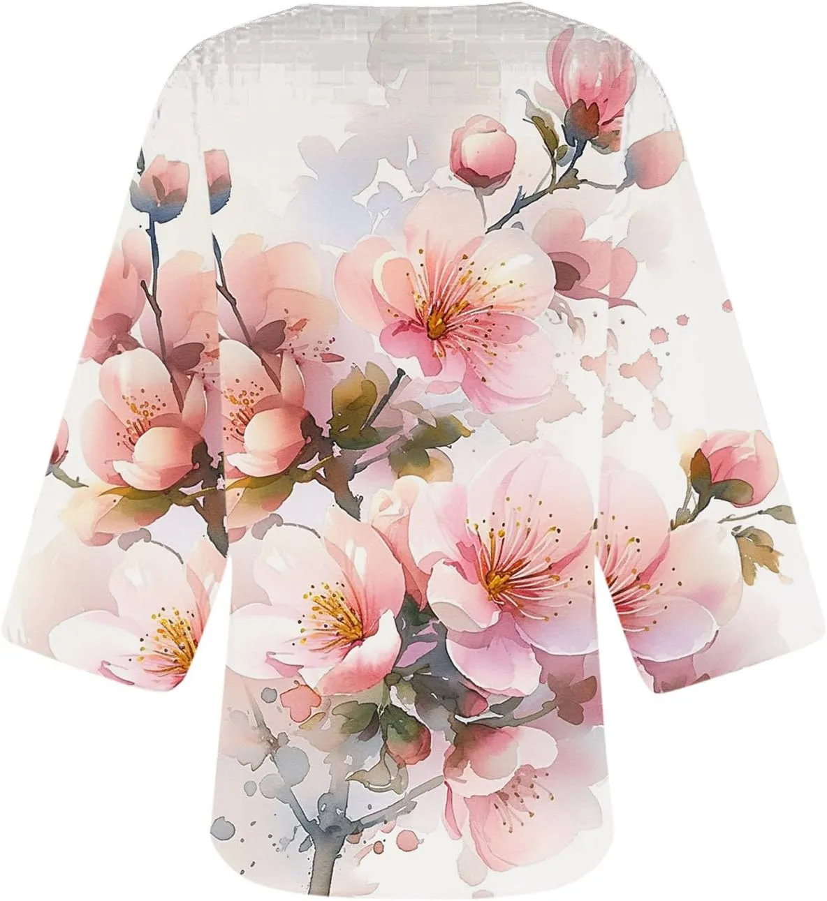 Beach Cover Ups for Women Summer Lightweight Floral Printed Chiffon Cardigan Dressy Casual Vacation Boho Blouses Tops
