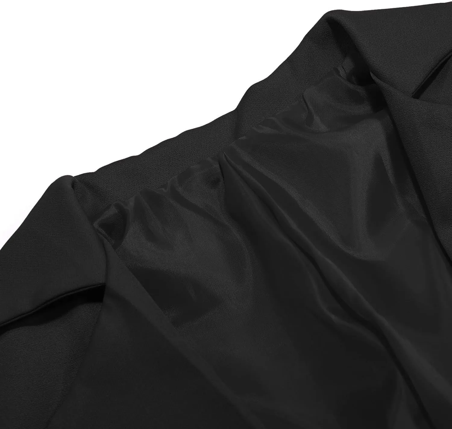 Blazer Jacket For Teen Girls Y2K Solid Lapel Formal Suit Coat Long Sleeve Casual Plus Open Front Dress Tops With Inner Pocket