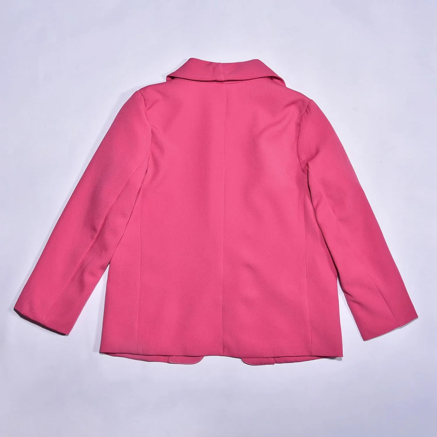 Blazer Jacket For Teen Girls Y2K Solid Lapel Formal Suit Coat Long Sleeve Casual Plus Open Front Dress Tops With Inner Pocket