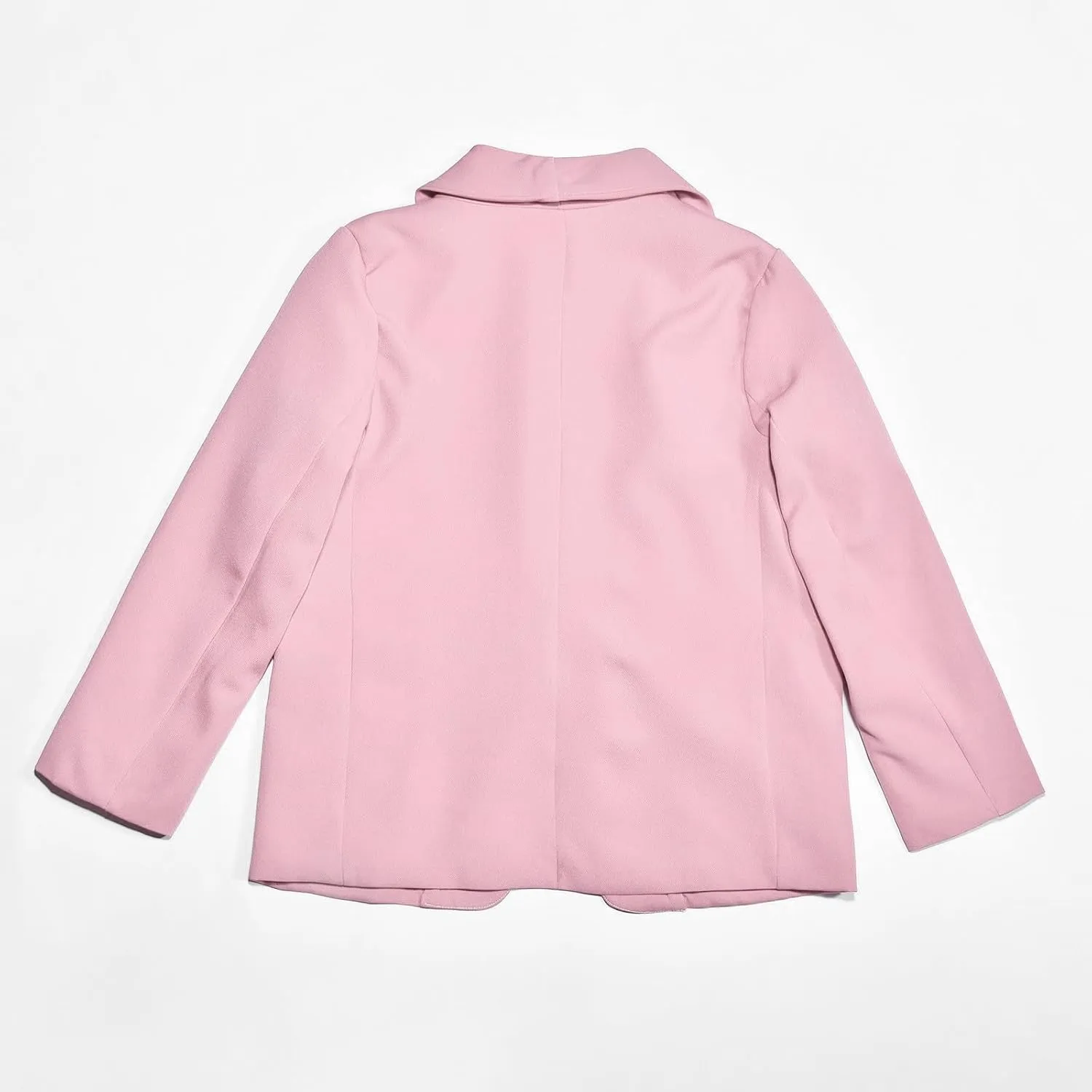Blazer Jacket For Teen Girls Y2K Solid Lapel Formal Suit Coat Long Sleeve Casual Plus Open Front Dress Tops With Inner Pocket