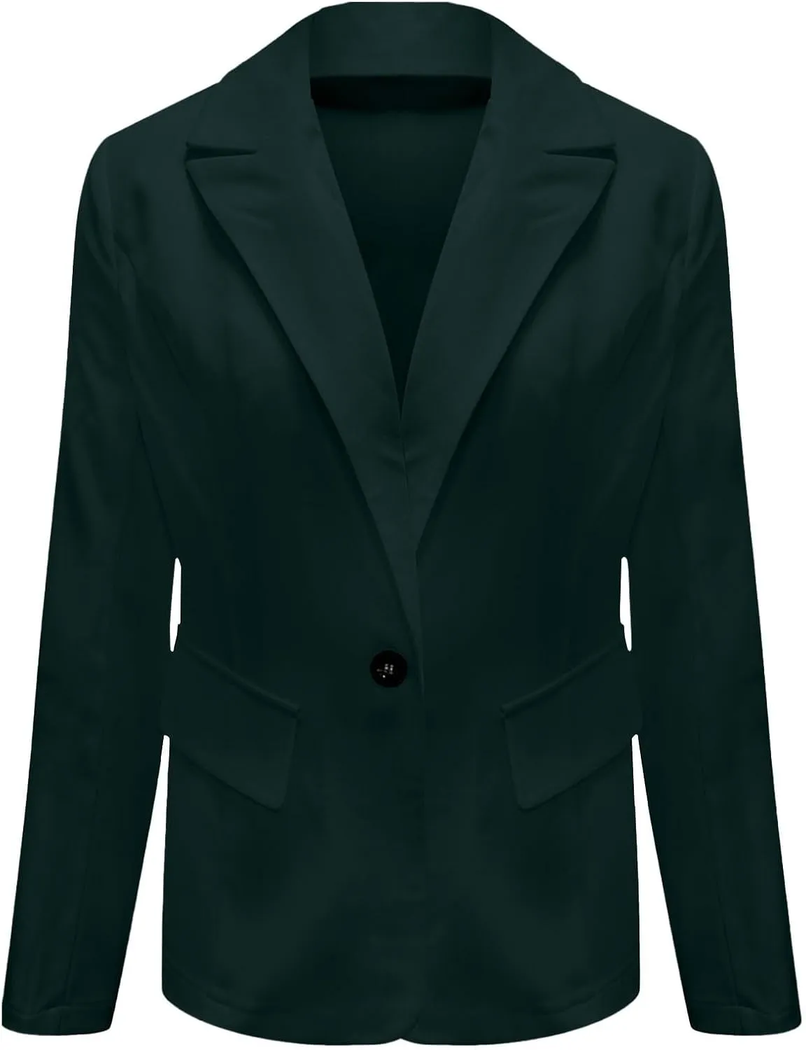 Blazers for Women 2025 Trendy Business Casual Jackets Long Sleeved Solid Color Lightweitht Suit Spring Fashion Blazer