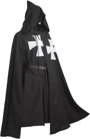 BLESSUME Medieval Knight Tunic Cloak Belt Cosplay Costume Set