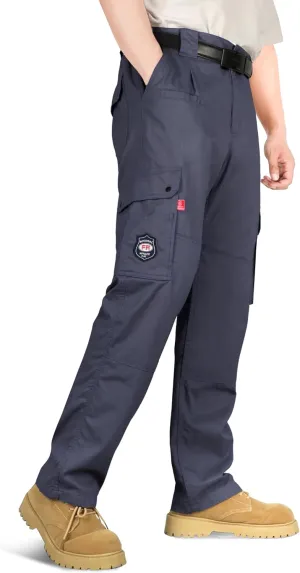 BOCOMAL FR Pants for Men Cargo Flame Resistant Pants(2112&CAT2) 100% C 7.5oz Utility Fire Resistant Pants