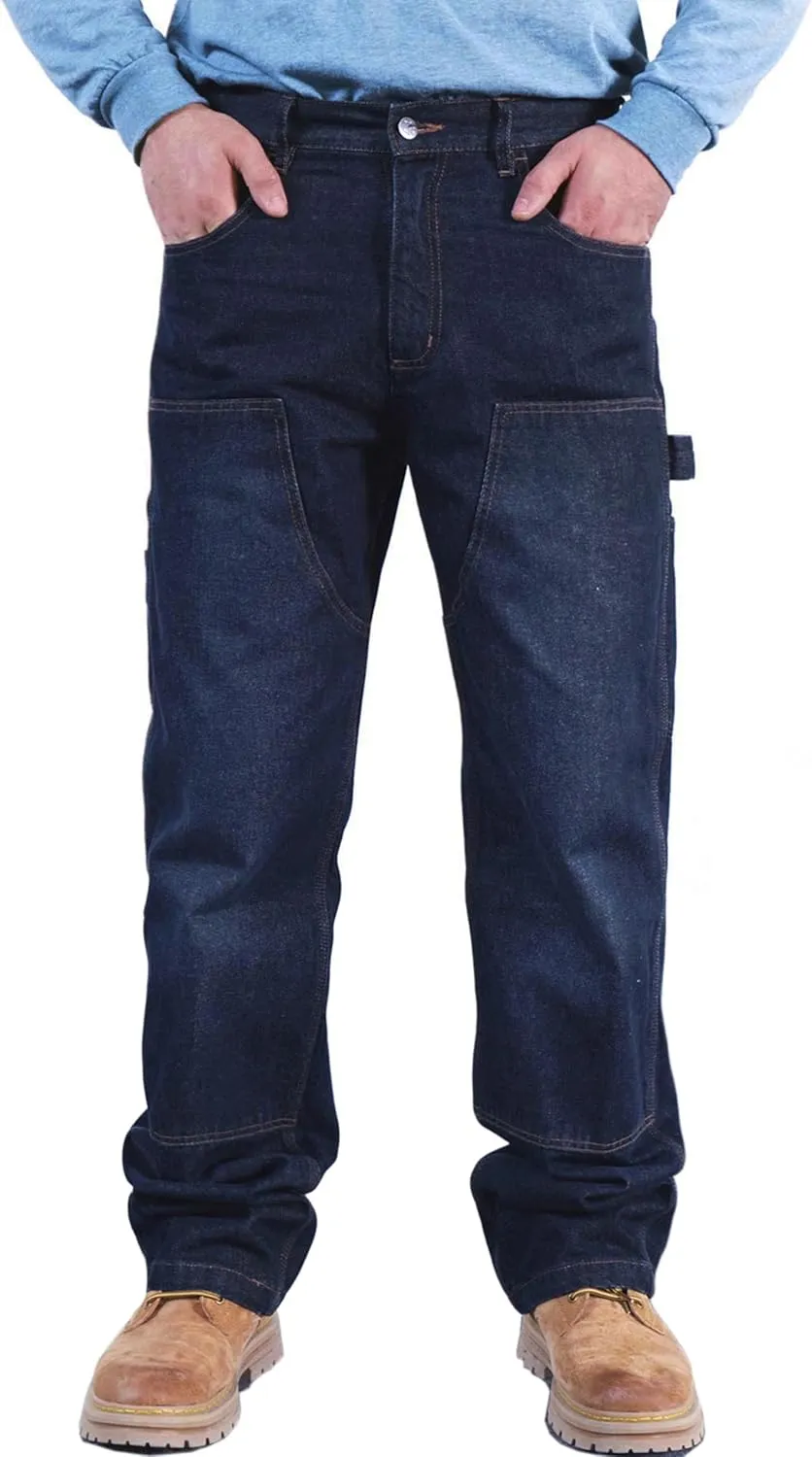 BOCOMAL FR Pants for Men Flame Resistant Duck and Denim Carpenter Pants Fire Retardant Jeans