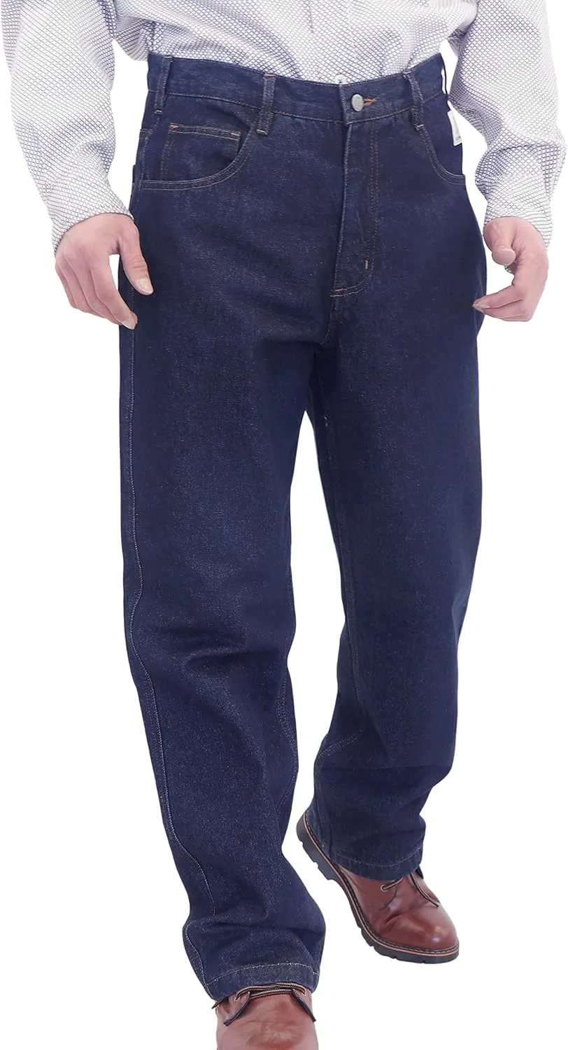 BOCOMAL FR Pants for Men Flame Resistant Duck and Denim Carpenter Pants Fire Retardant Jeans