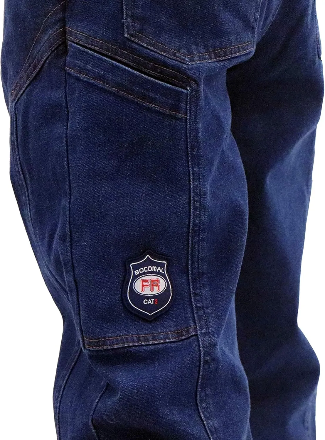 BOCOMAL FR Pants for Men Flame Resistant Duck and Denim Carpenter Pants Fire Retardant Jeans