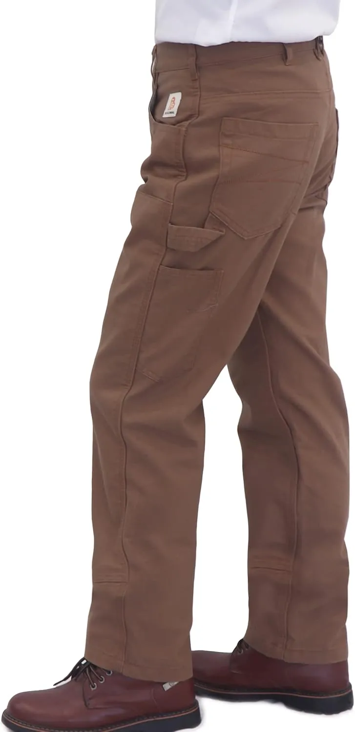 BOCOMAL FR Pants for Men Flame Resistant Duck and Denim Carpenter Pants Fire Retardant Jeans