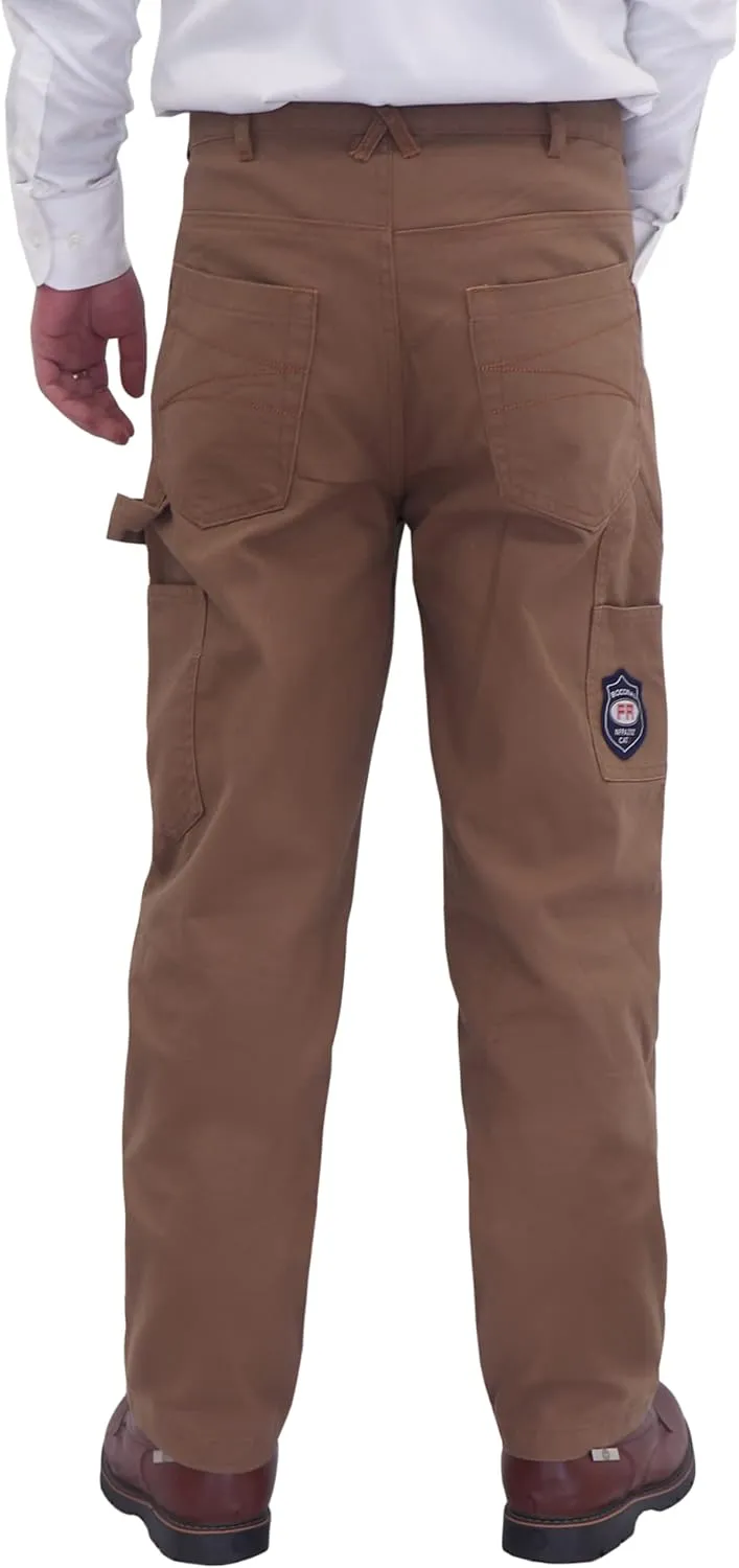 BOCOMAL FR Pants for Men Flame Resistant Duck and Denim Carpenter Pants Fire Retardant Jeans