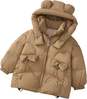 Boys Winter Coat 6 Kids Toddler Baby Girls Boys Winter Warm Thick Solid Cotton Long Sleeve Padded Kids Nylon Jacket