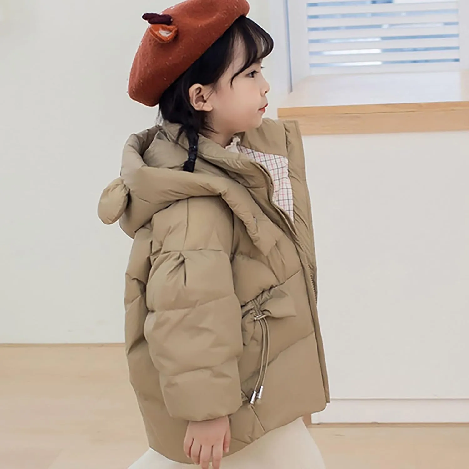 Boys Winter Coat 6 Kids Toddler Baby Girls Boys Winter Warm Thick Solid Cotton Long Sleeve Padded Kids Nylon Jacket