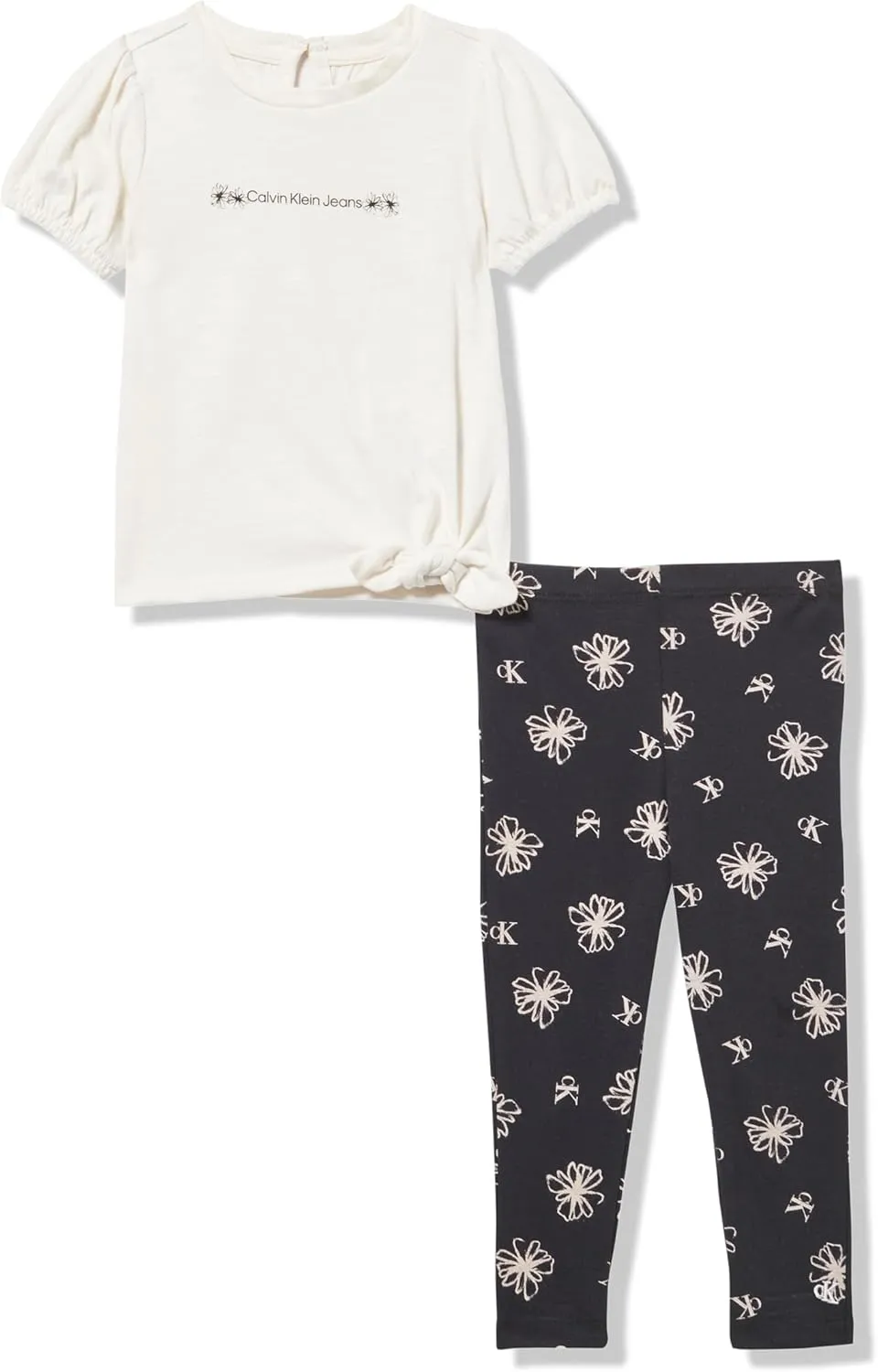 Calvin Klein girls 2pc Tunic Legging Set