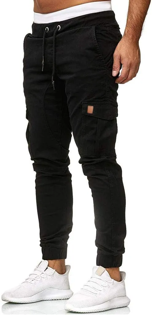 Cargo Pants for Men Relaxed Fit Casual Military Trousers Hiking Tactical with 6 Pockets Big and Tall Work Joggers