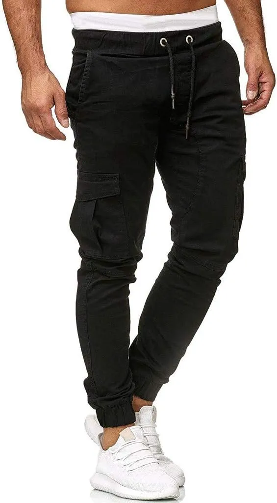 Cargo Pants for Men Relaxed Fit Casual Military Trousers Hiking Tactical with 6 Pockets Big and Tall Work Joggers