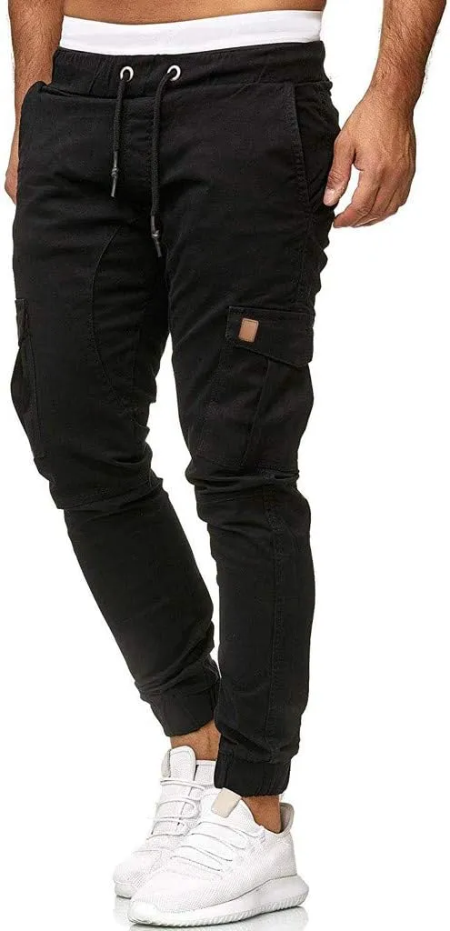Cargo Pants for Men Relaxed Fit Casual Military Trousers Hiking Tactical with 6 Pockets Big and Tall Work Joggers
