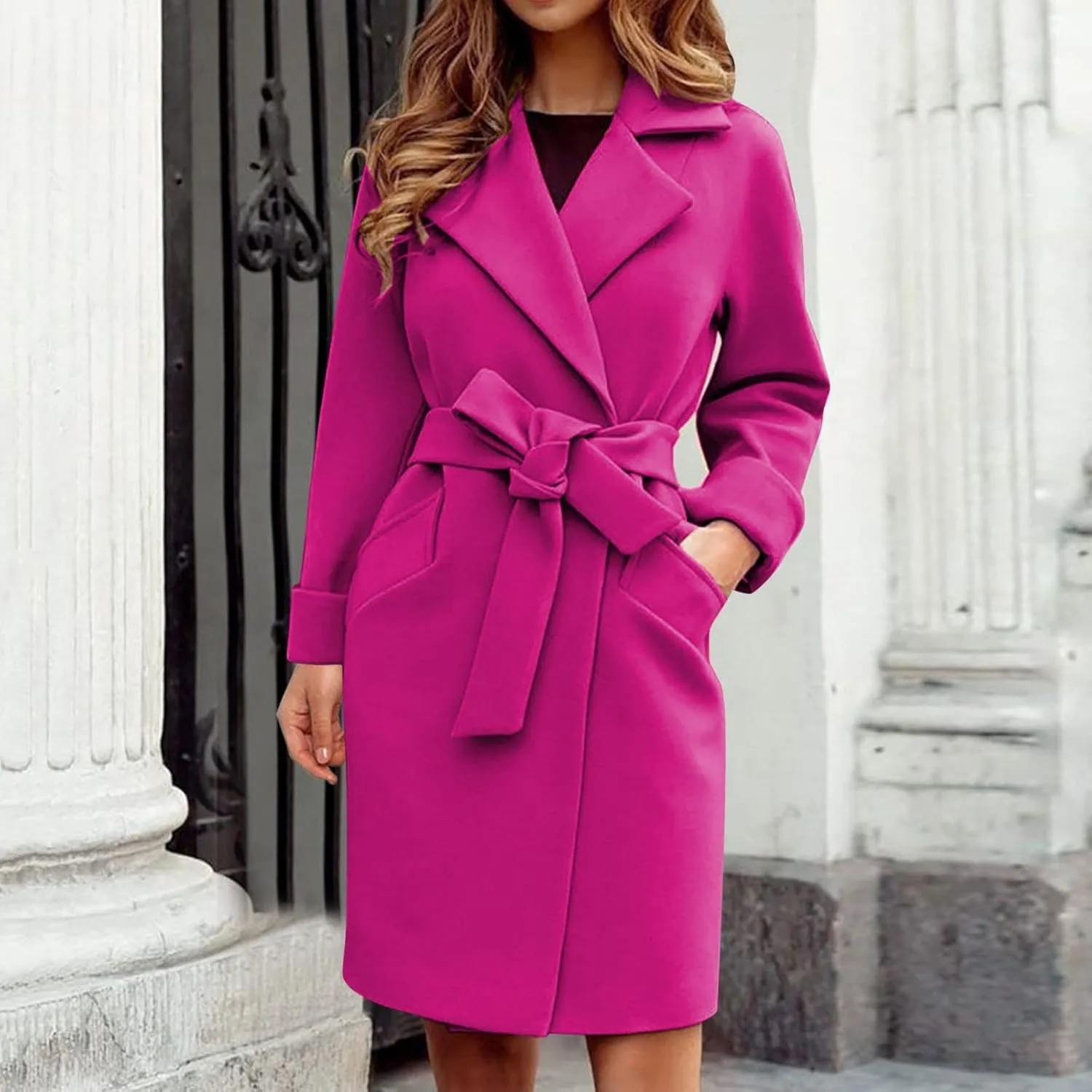 Casual Single Breasted Hooded Jacket Women Jasperbelly, Glamcloths Casual Single Breasted Hooded Jacket