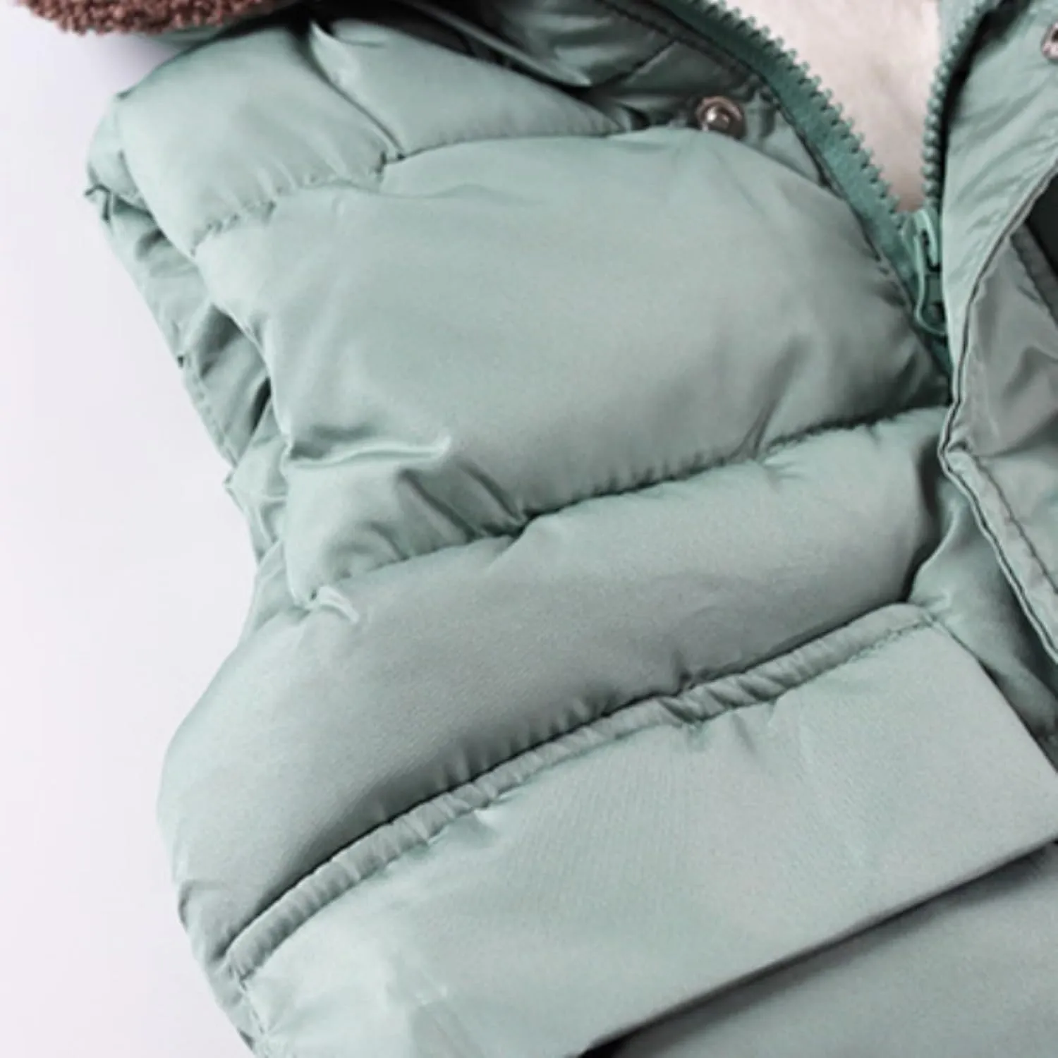 Coat Brand Boys And Girls Fall And Winter Bear Padded Hooded Vest Zipper Cotton Jacket Coats for Kid Girls
