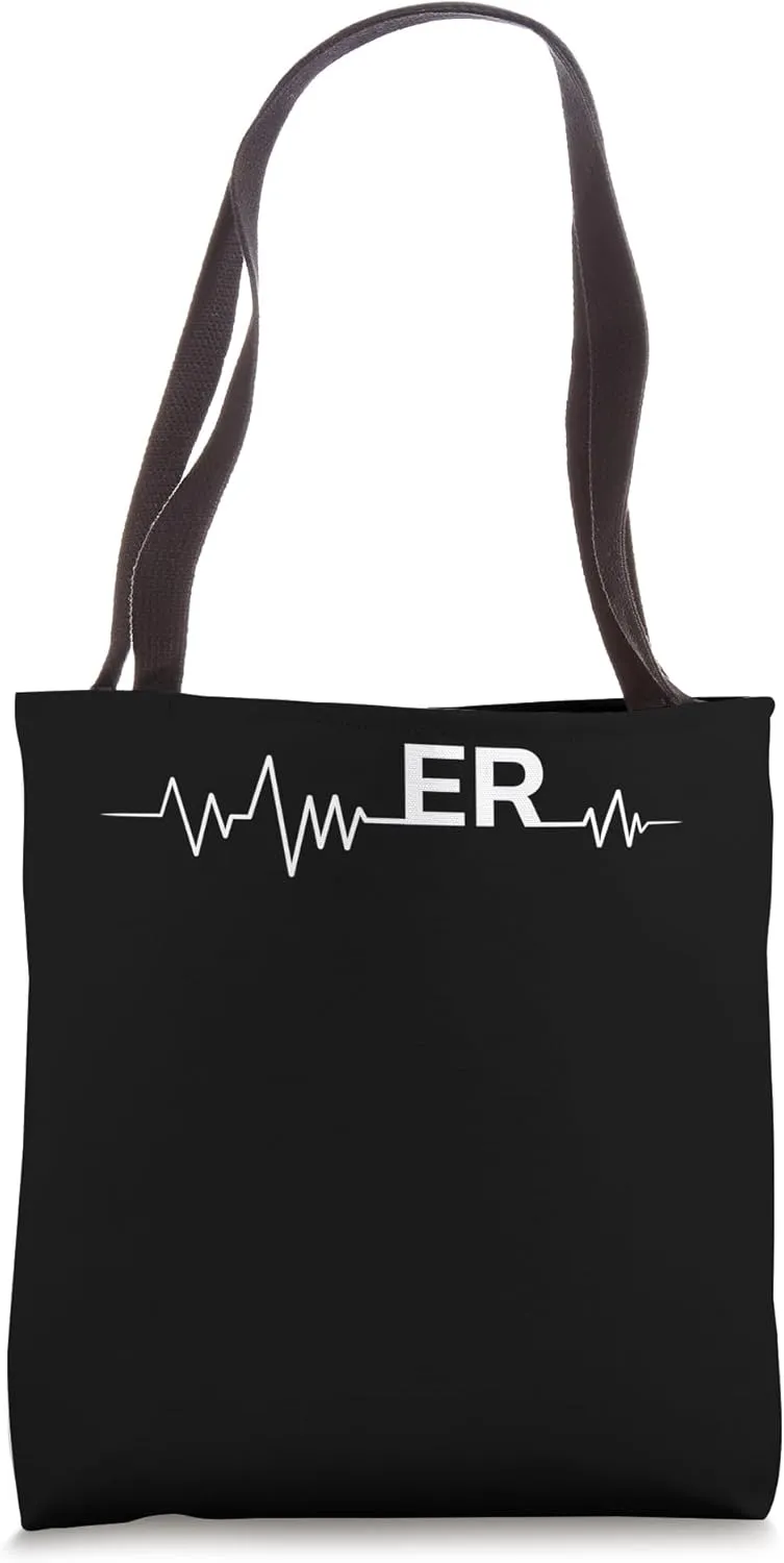 Cool ER For Men Women Emergency Room Nurse Doctor Nursing Tote Bag