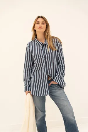 Dark Blue Stripe Shirt