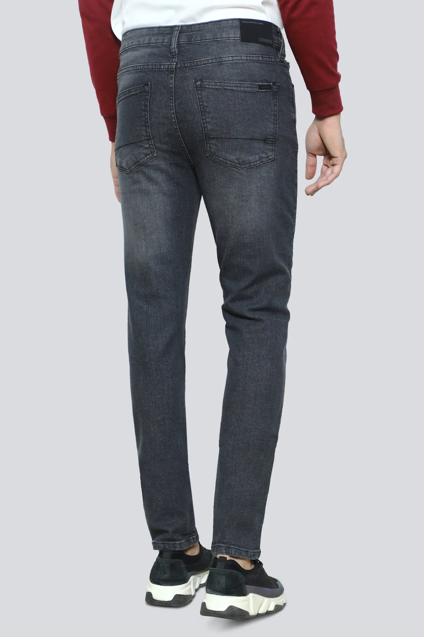 Dark Grey Slim Fit Jeans