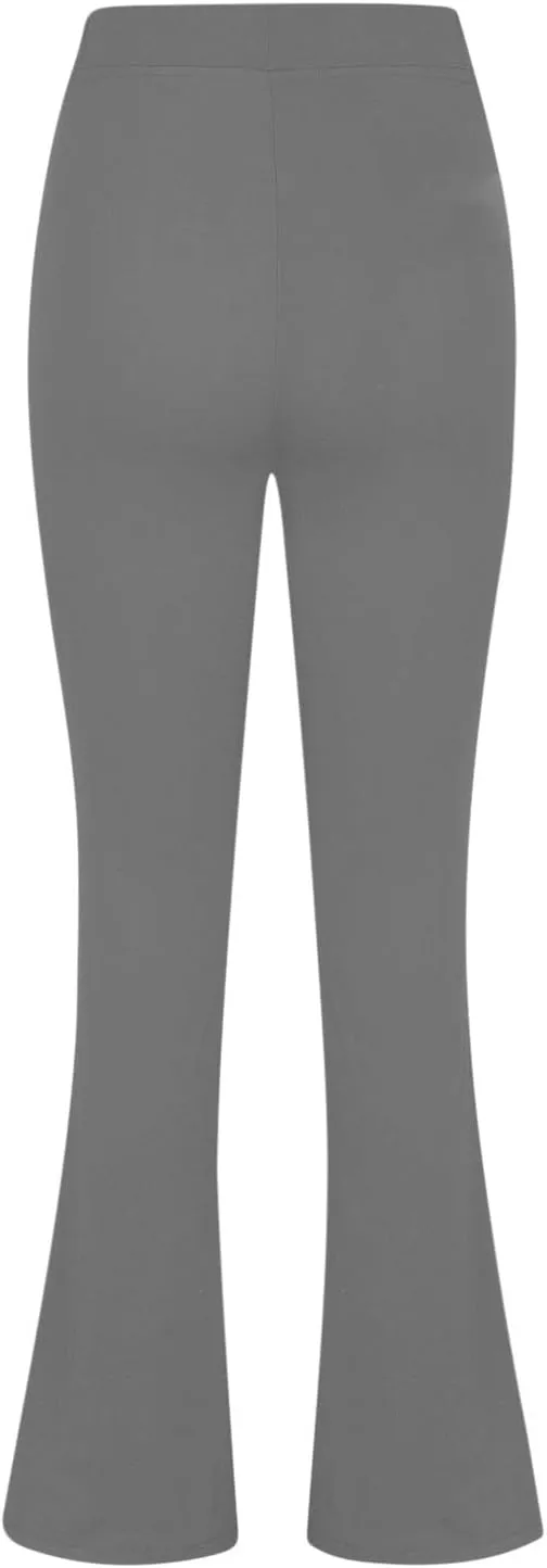 Dressy Pants for Women 2025 Business Casual Work High Waist Stretchy Knit Trousers Daily Pull on Office Slacks Bottom
