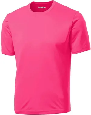 DRI-EQUIP Short Sleeve Moisture Wicking Running Shirts in Sizes XS-4XL
