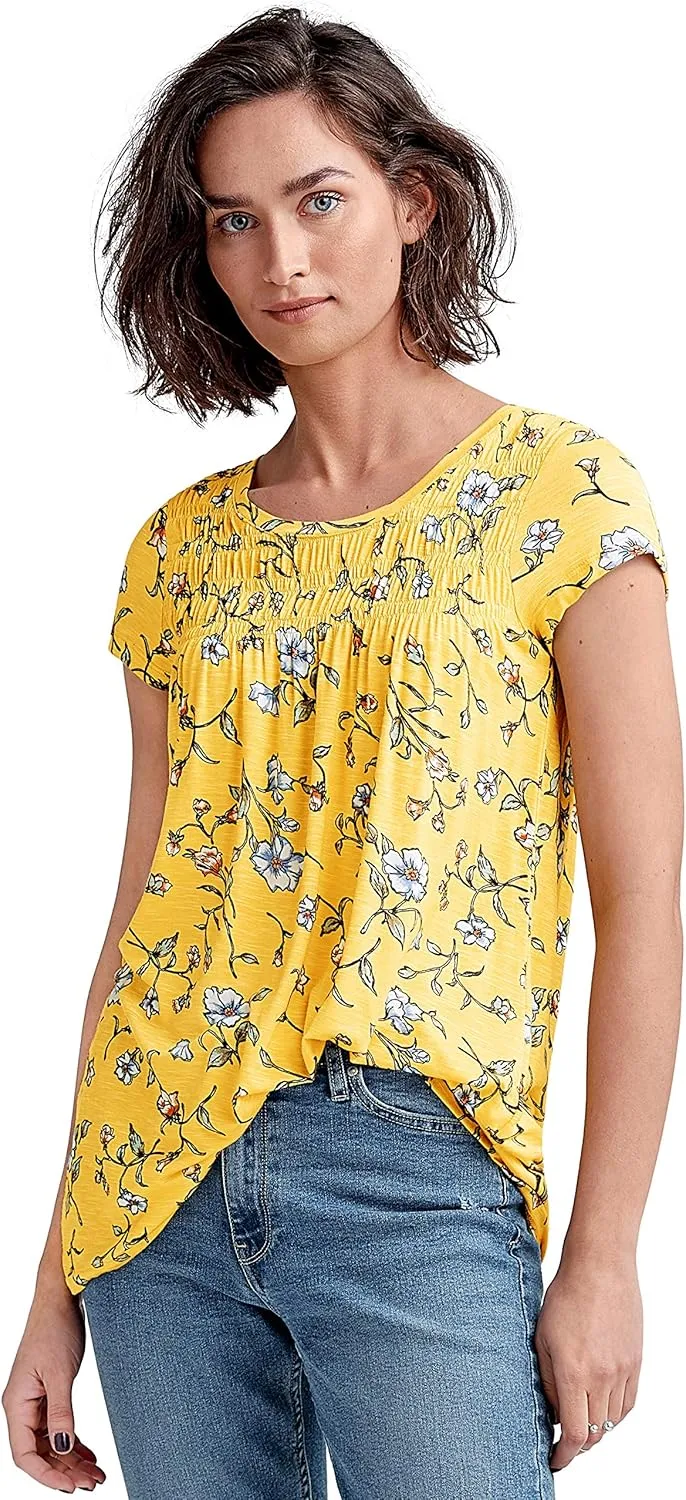 ellos Plus Size Smocked Tunic