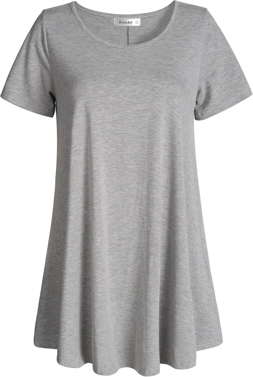 Esenchel Women's Tunic Top Casual T Shirt for Leggings