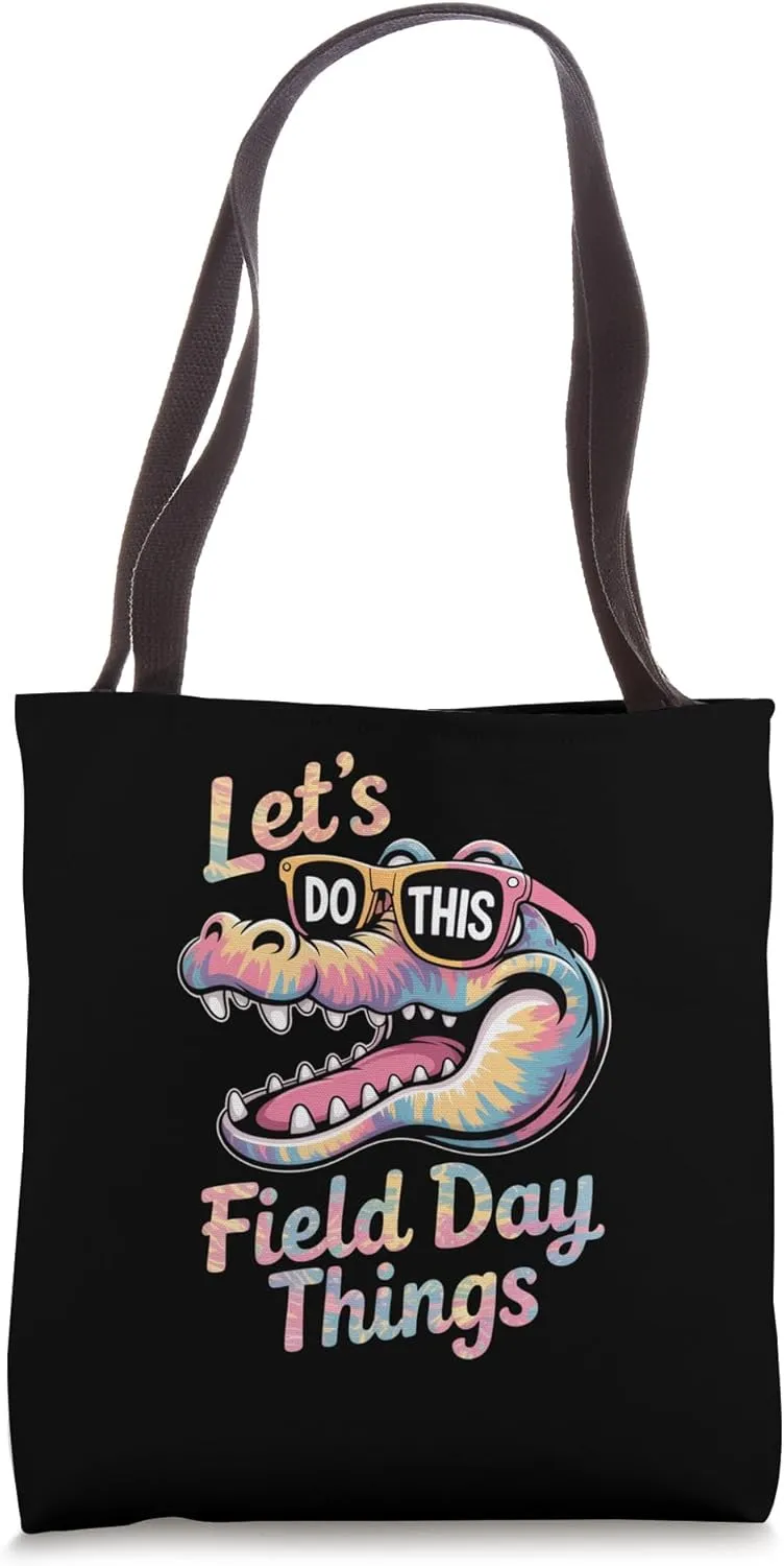 Gators School Spirit Lets Do This Field Day Things Kid Women Tote Bag