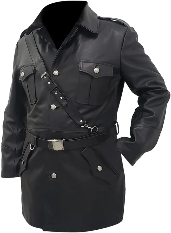 German World War 2 Military M65 Field Jacket Costume Leather Jacket German Military Jacket Ww2 German Uniforms