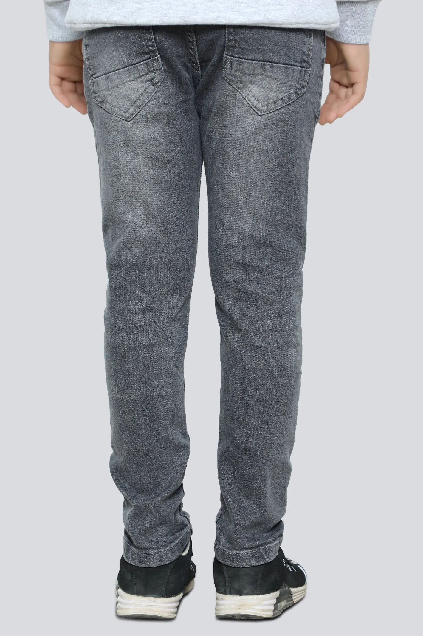 Grey Slim Fit Denim Jeans