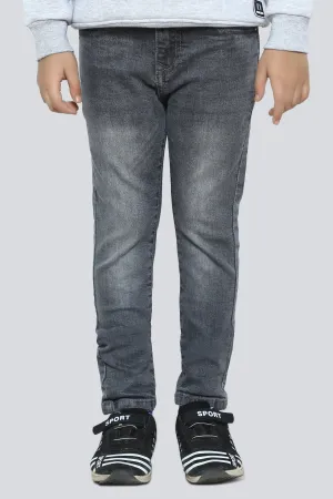 Grey Slim Fit Denim Jeans
