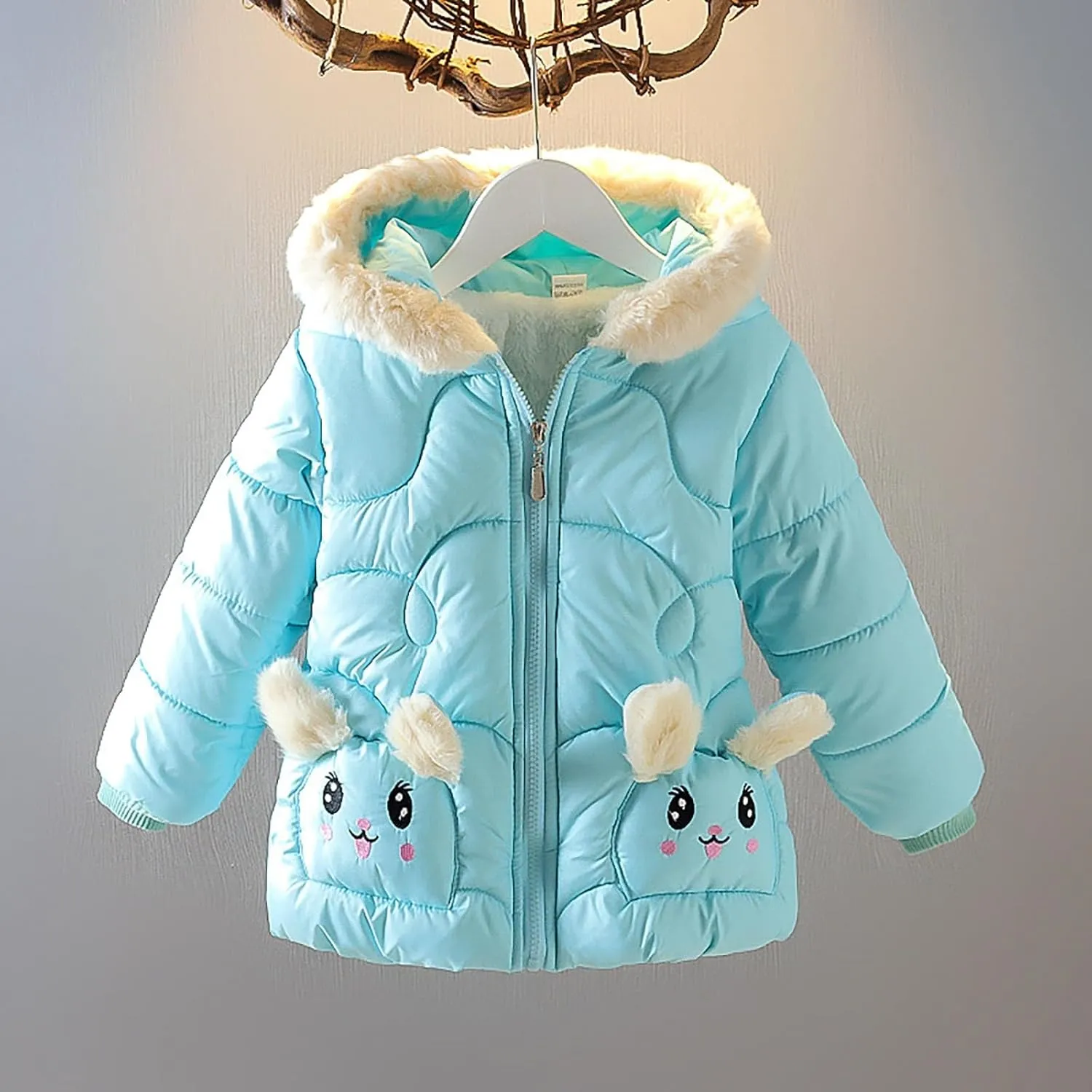 Heavy Girls Winter Coat Children's Thickened Quality Cotton Cotton Padded Winter Cartoon Kids Jackets Toddler Girls