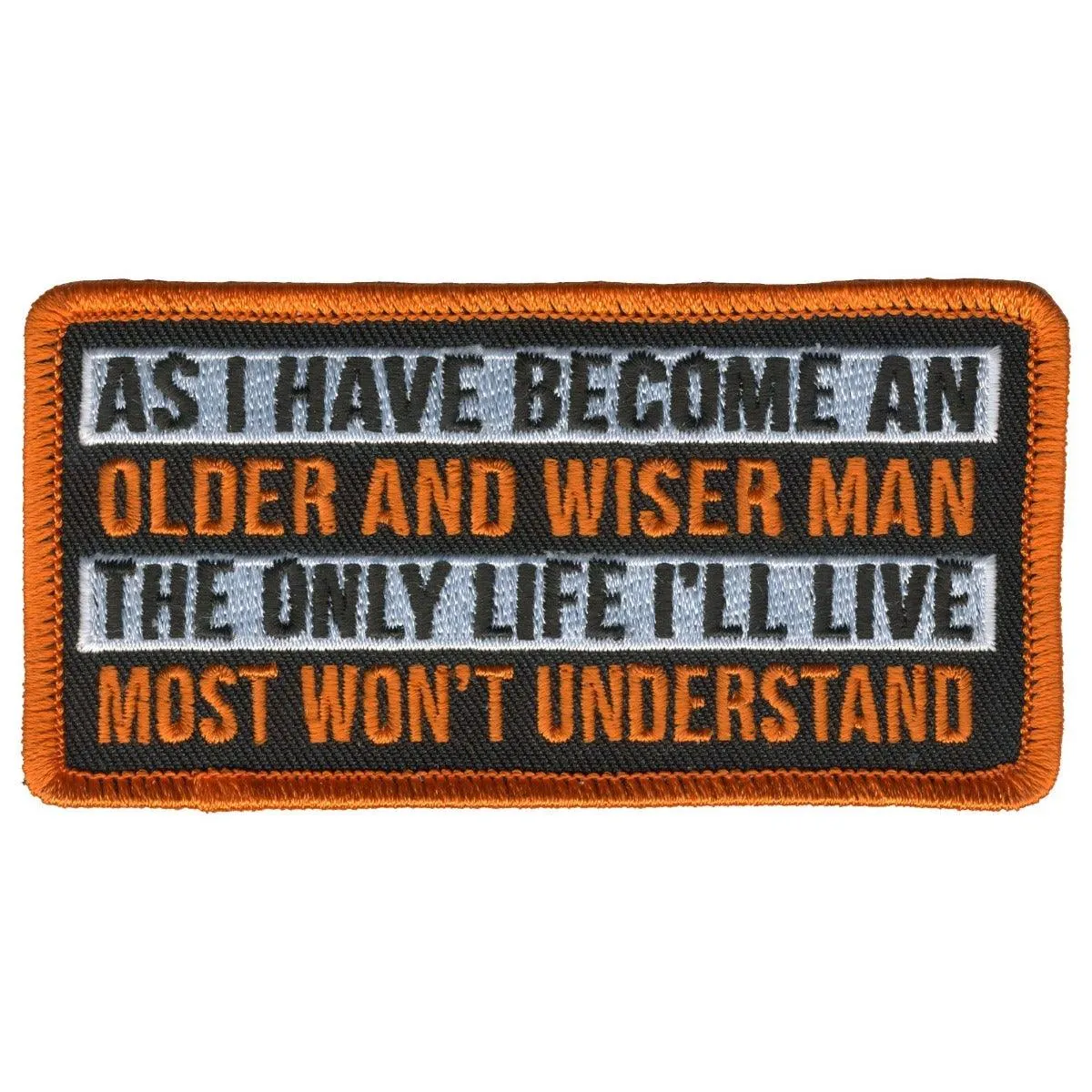 Hot Leathers Patch Wiser Man