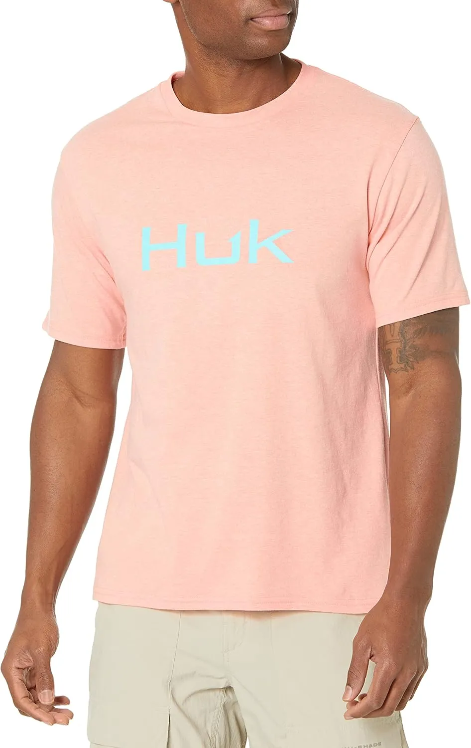 HUK Men's Performance Fishing Logo Tee-Short Sleeve | Quick-Dry