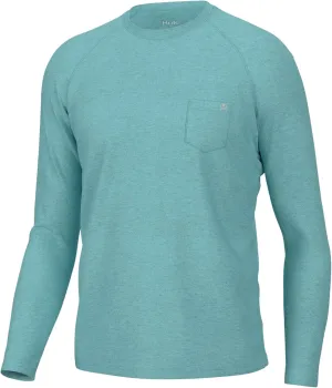 HUK Waypoint Long Sleeve Shirt, Performance Fishing Tee for Men