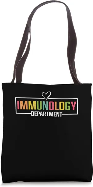 Immunology Department Tee Medical Stuff For Nurses Doctors Tote Bag