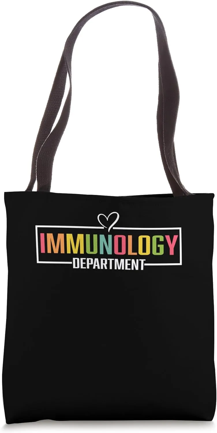 Immunology Department Tee Medical Stuff For Nurses Doctors Tote Bag
