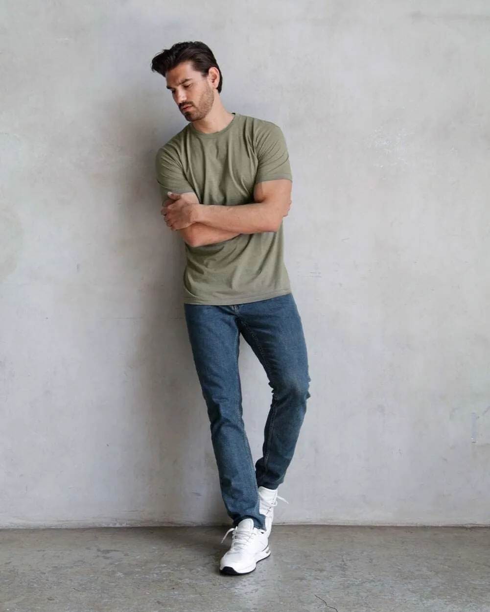 INTO THE AM Mens T Shirt Packs - Short Sleeve Crew Neck Soft Fitted Tees S - 4XL Fresh Classic Tshirts