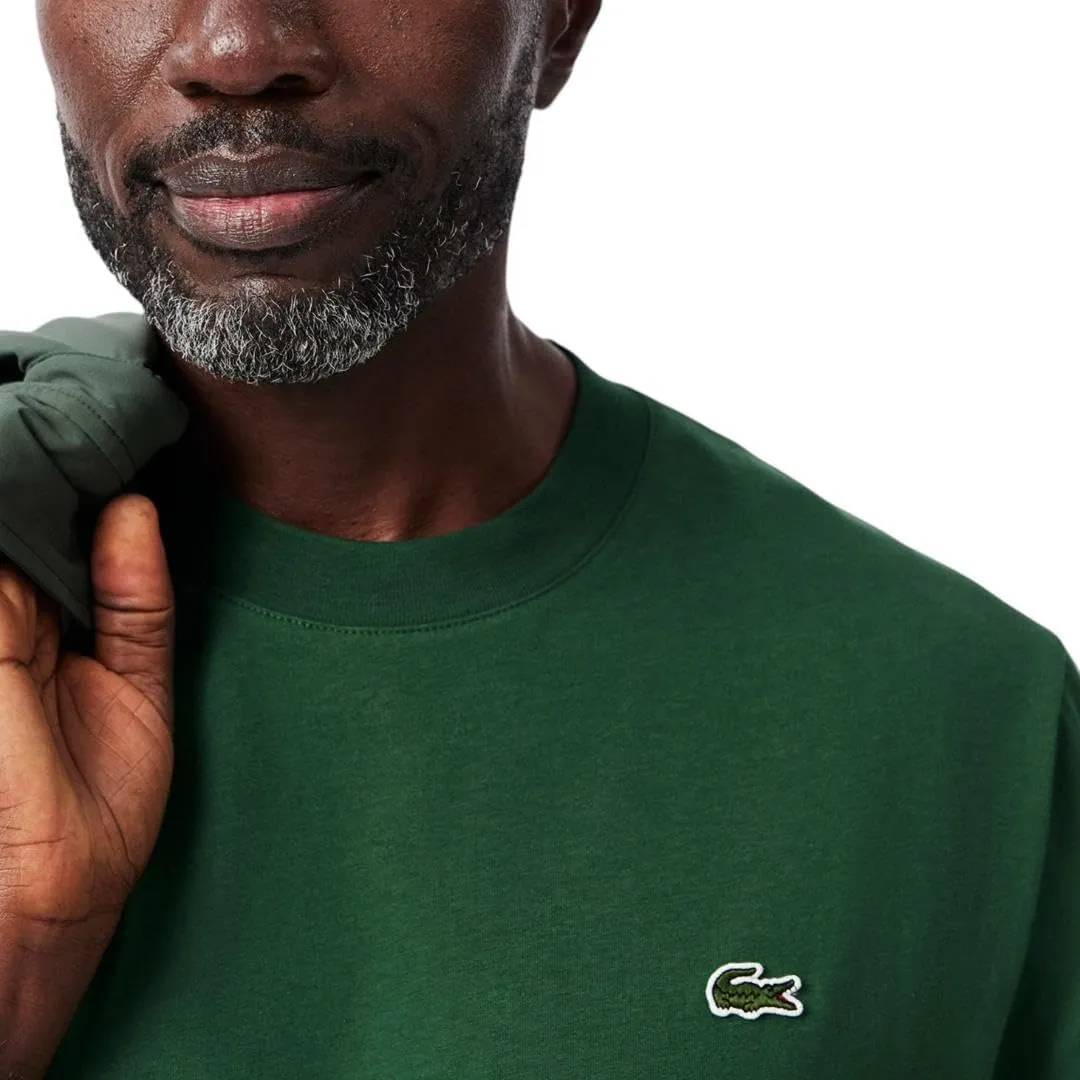 Lacoste Mens Short Sleeve Classic Fit Crew Neck Tee Shirt