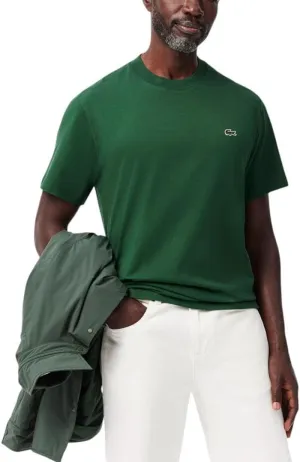 Lacoste Mens Short Sleeve Classic Fit Crew Neck Tee Shirt