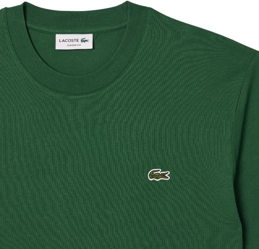 Lacoste Mens Short Sleeve Classic Fit Crew Neck Tee Shirt